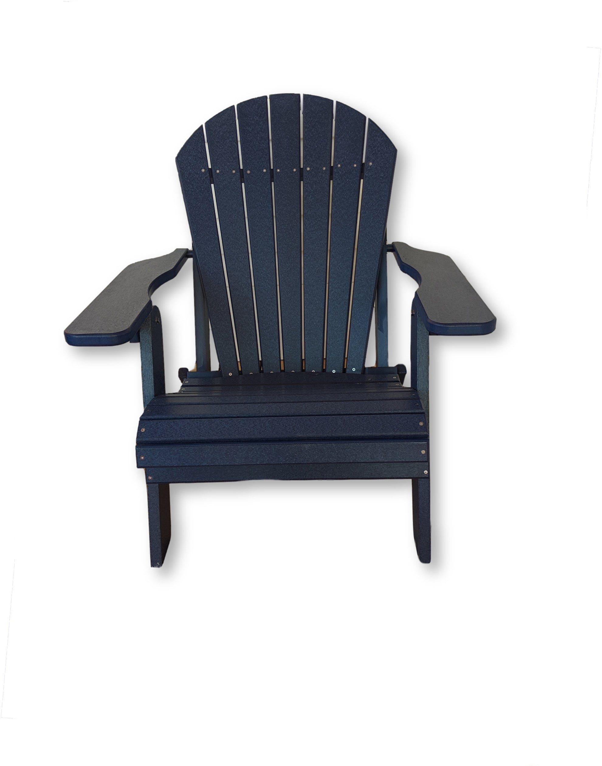 Patriot Blue Folding Adirondack Chair(No Cup Holders)