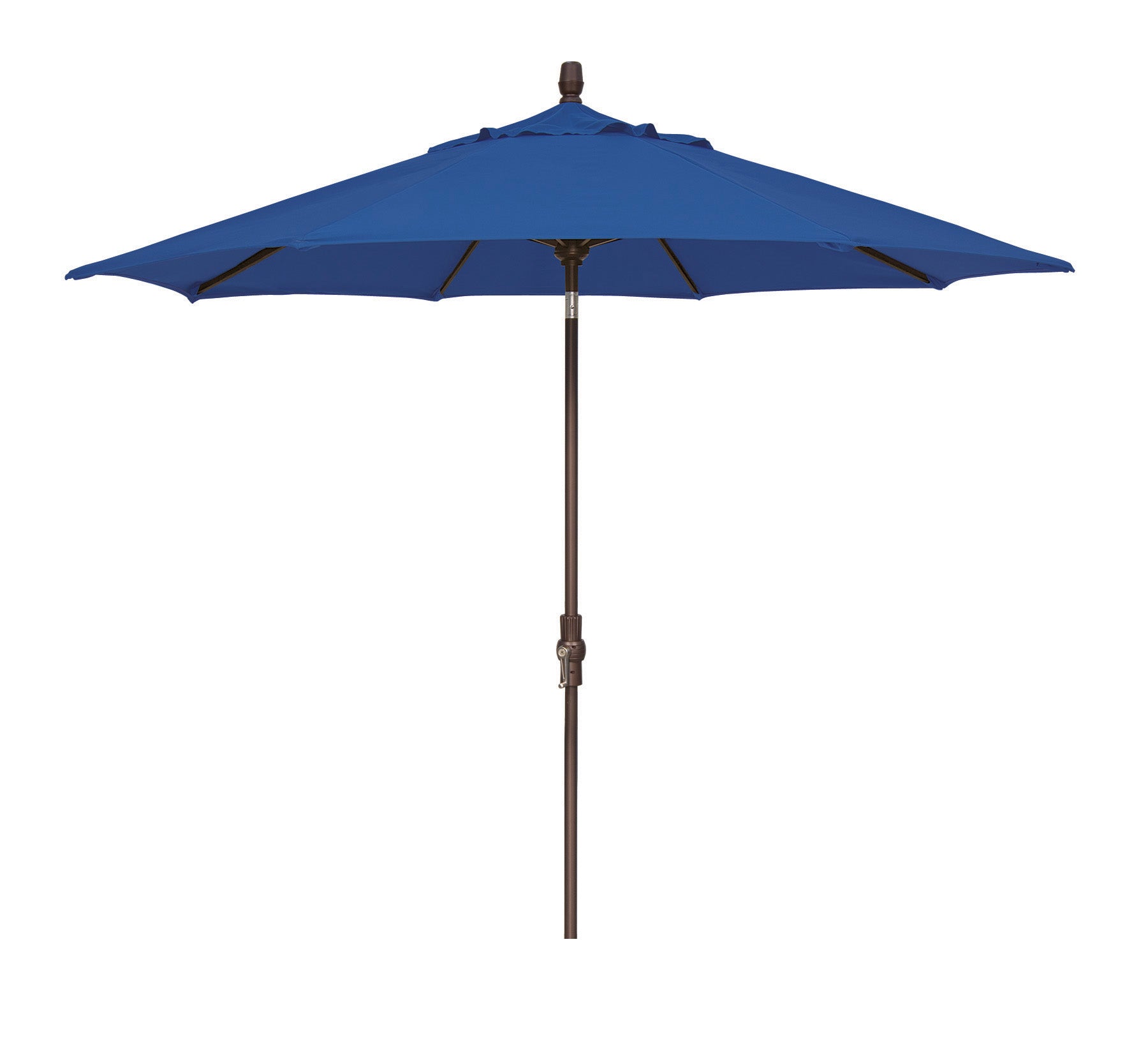 9 FT Deluxe Collar Tilt Market Umbrella <br> Bronze Aluminum Frame <br> Assorted Color Options